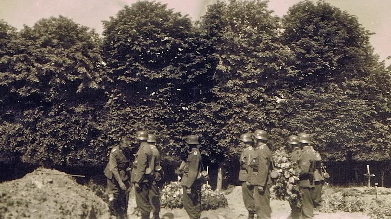 Unpublished Photos German Army Burial WWII