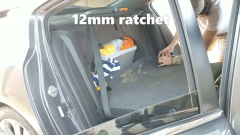 Honda Accord Rear Seat Removal