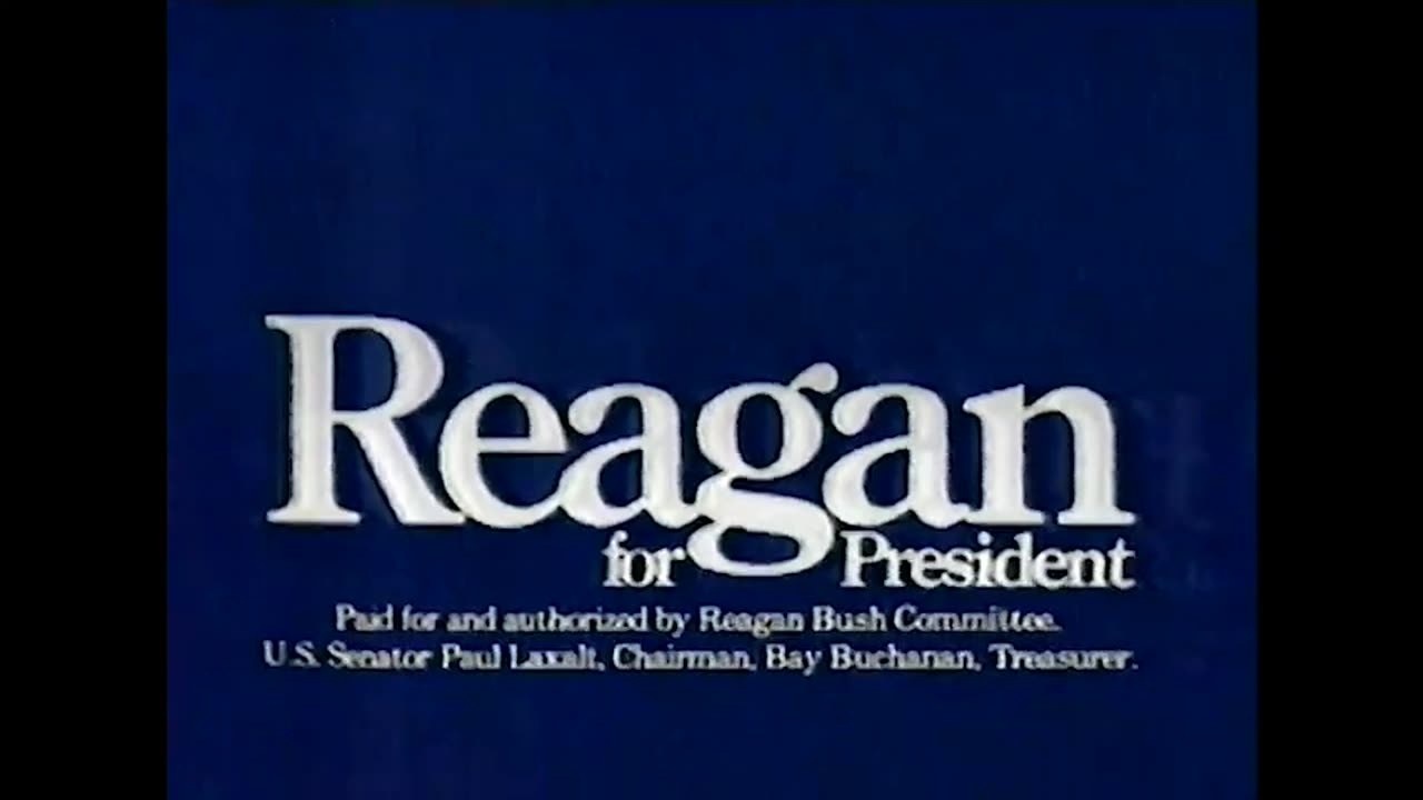 September 30, 1980 - Ronald Reagan for President Campaign Commercial