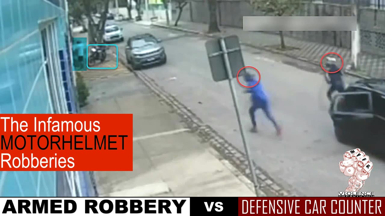 Woman protected her partner by using her car defensively against two robbers | RVFK Self-Protection