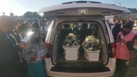 Funeral of Xache and Juane Ray Weideman