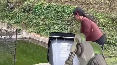 Robot working