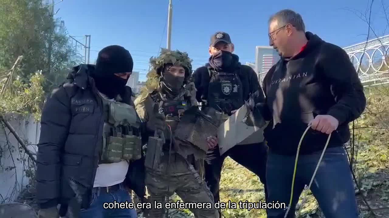 Estos tipos derribaron a "Shahid" con ametralladoras y pistolas esta mañana en Kyiv.