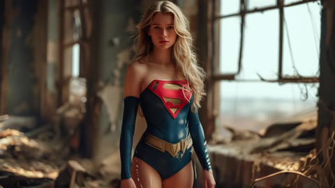 [4K] Superwomen Ai lookbook _ Ai Lookbook Supergirl Undressing Video