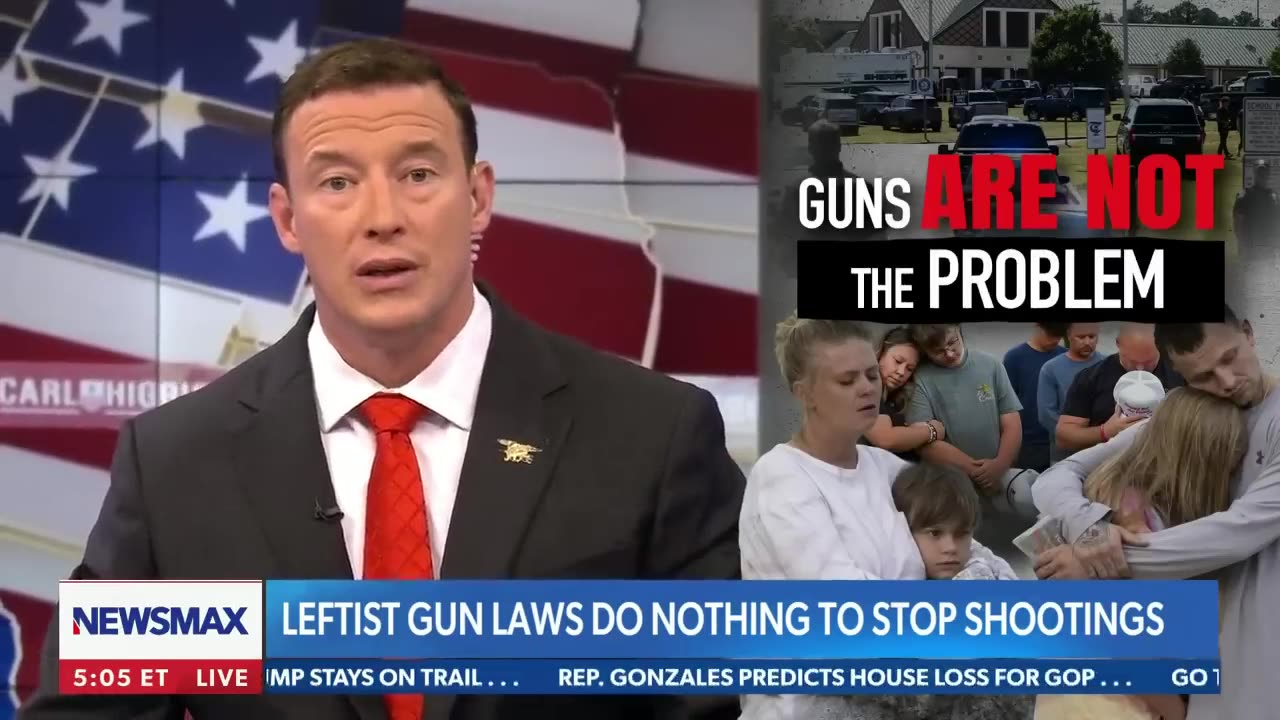 Guns don't kill people broken morals do, Carl Higbie