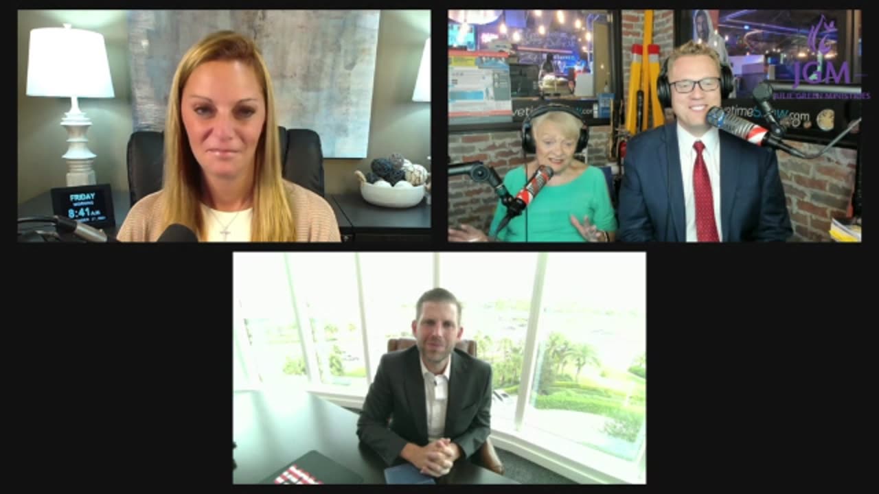 JULIE GREEN with ERIC TRUMP and CLAY CLARK - 9/27/24