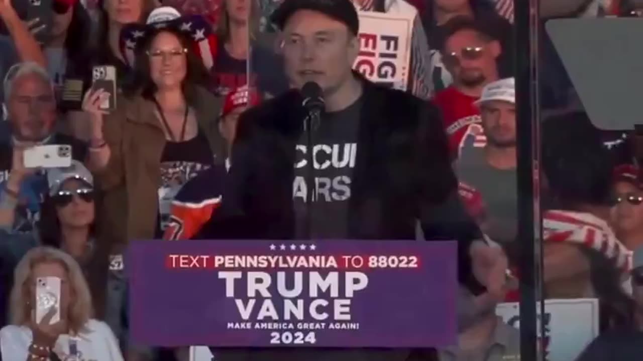 Elon Musk Speaks at Trump Rally-Butler, PA-10-5-2024