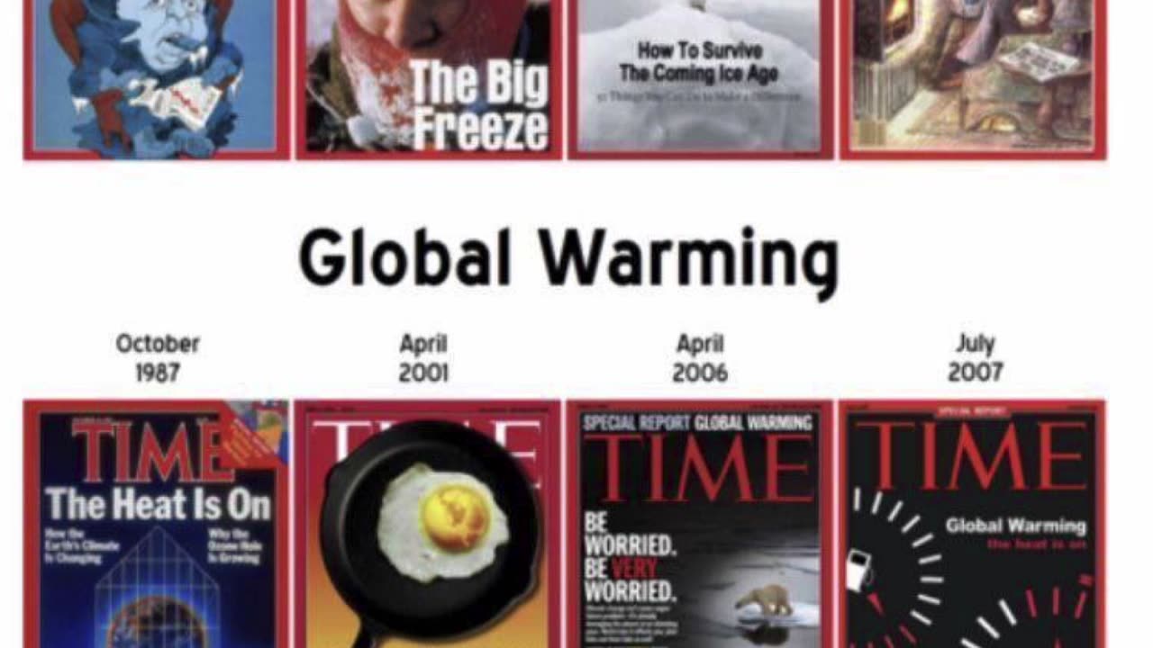 At first - global cooling, then - global warming.