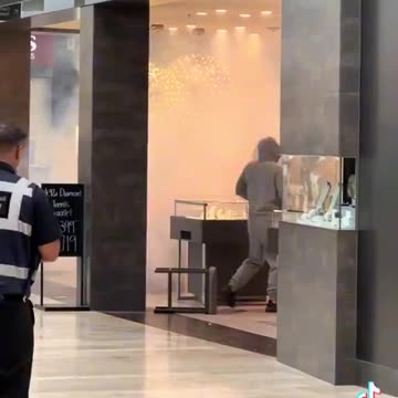 Mall jewelry store robbery