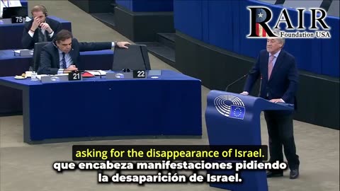 MEP Hermann Tertsch fiercely condemns Islamophobia as a fabricated weapon.
