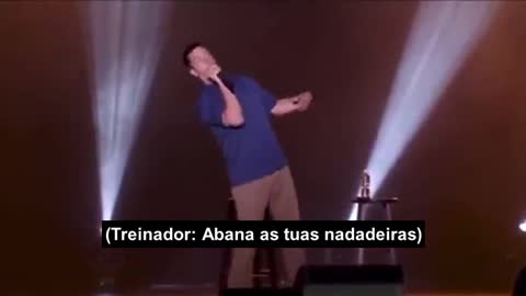 Stand Up Comédia Rir Padilha Portugal Covid Vacina Deus Diabo Jesus Mundo Vaxx Vacina Covid