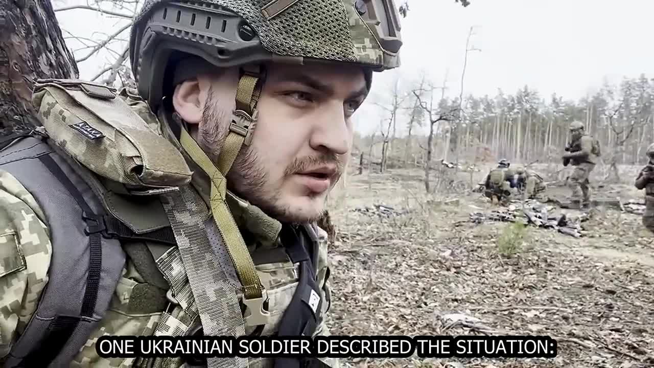 Ukraine War - Ukrainian Soldier Defending Kiyiv Area Finds Clear Words For His Enemy During Combat