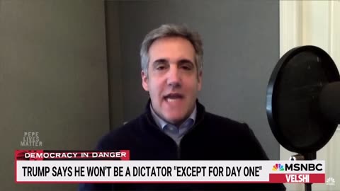 Michael Cohen: Trump is serious. He will execute Mark Milley and jail the President of MSNBC