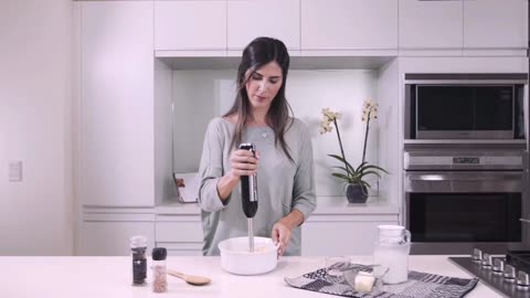 Powerful Immersion Blender, Electric Hand Blender 500 Watt