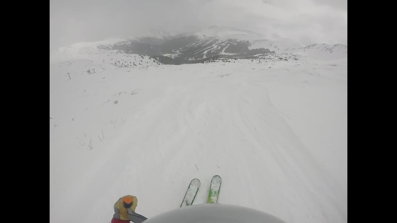 Skiing Loveland Ski Area Top To Bottom