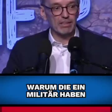 HERBERT KICKL BEGIBT SICH INS FADENKREUZ