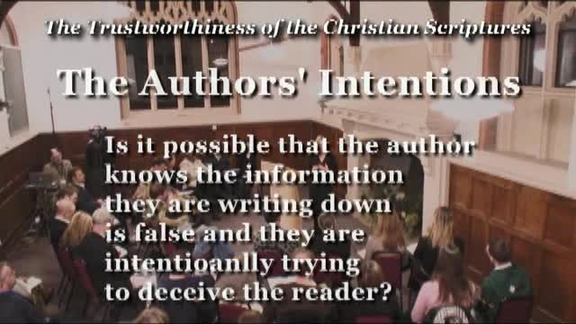 Foundations of Apologetics: Part 5-Trustworthiness of the Christian Scriptures
