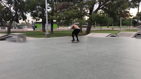 Fakie Front Side Half Cab