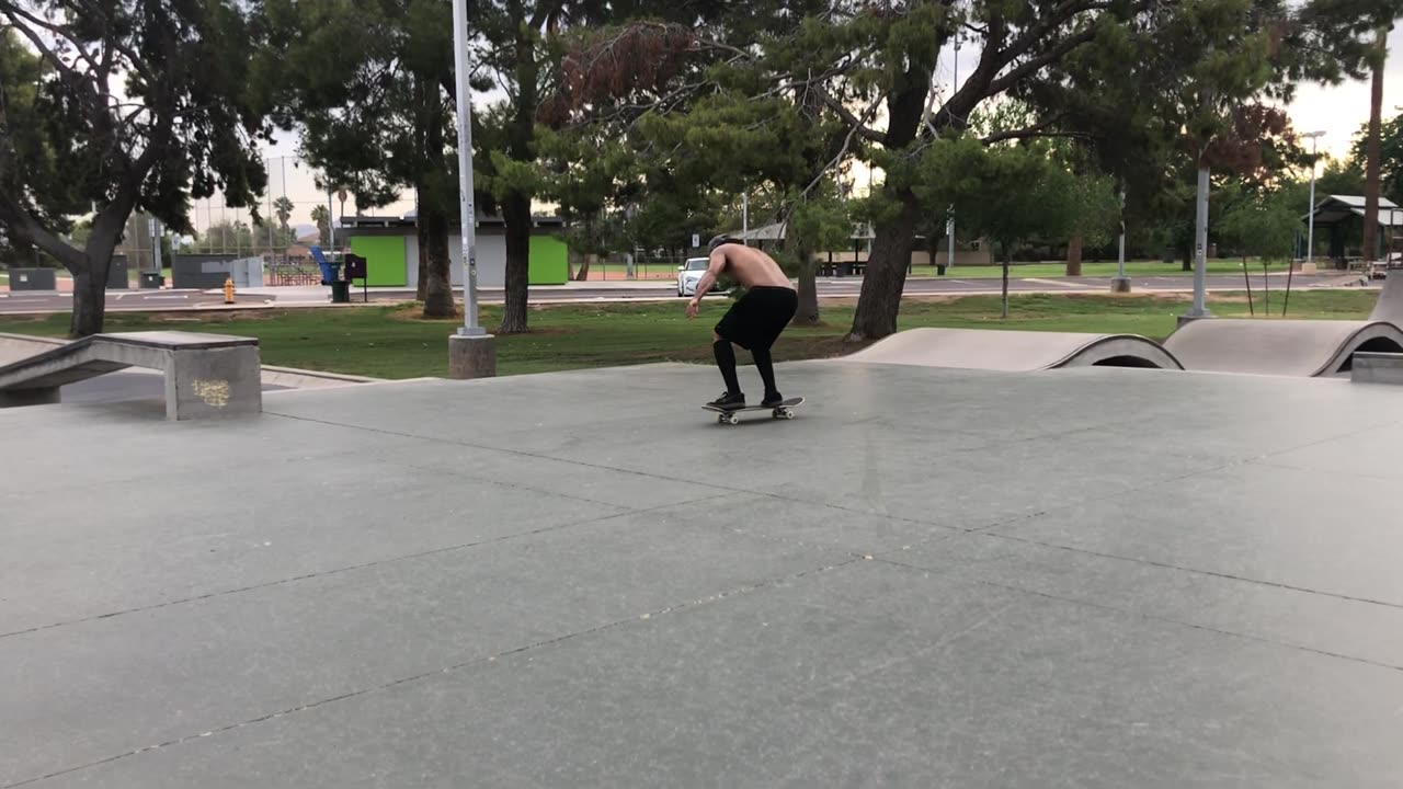 Fakie Front Side Half Cab