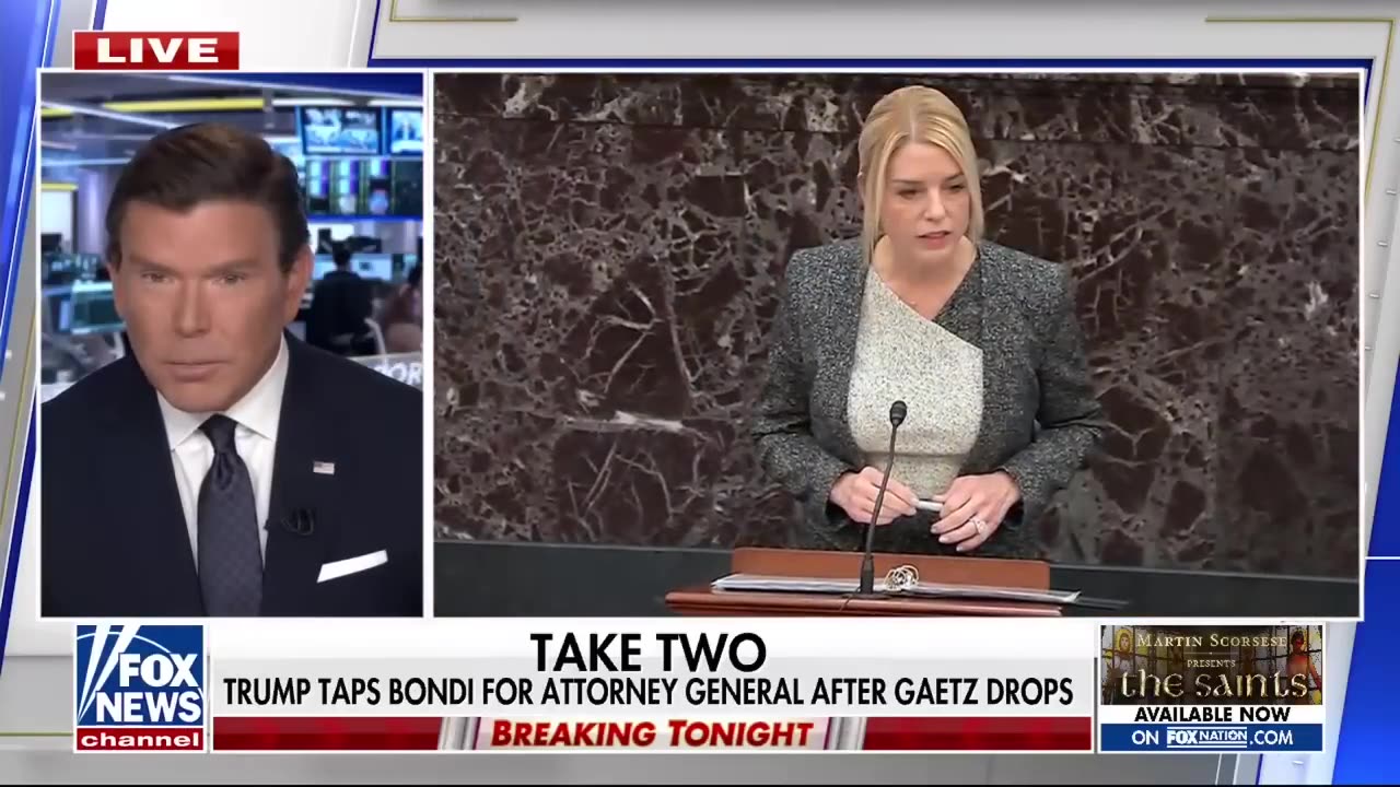 One Gaetz closes, another opens Trump nominates Bondi for attorney general