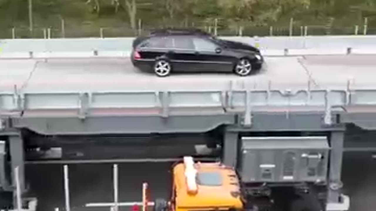 This extension allows vehicles to drive on top of development work