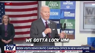 Joe Biden Reveals Plans to Imprison Trump After Election: ‘We Gotta Lock Him Up’