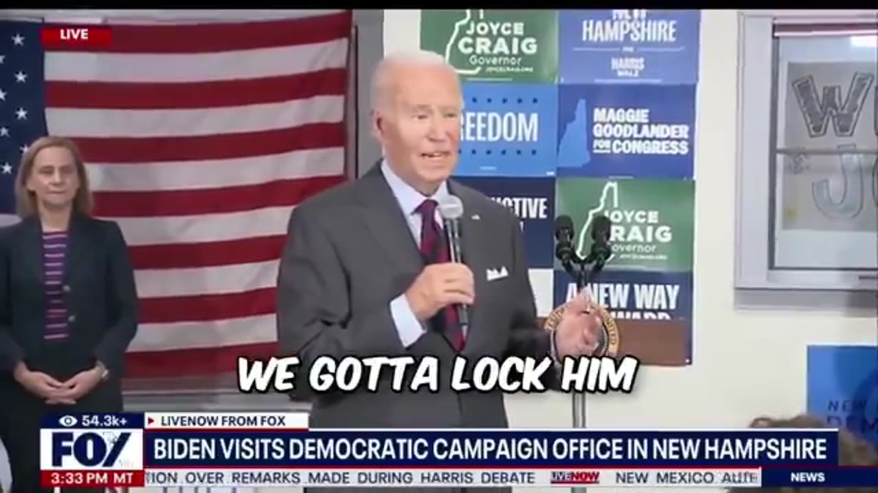 Joe Biden Reveals Plans to Imprison Trump After Election: ‘We Gotta Lock Him Up’