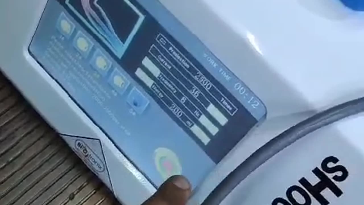 Electromagnetic Shockwave Therapy Clinical Model Touch Screen