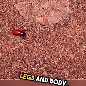 This insect just made the worst mistake of its life.