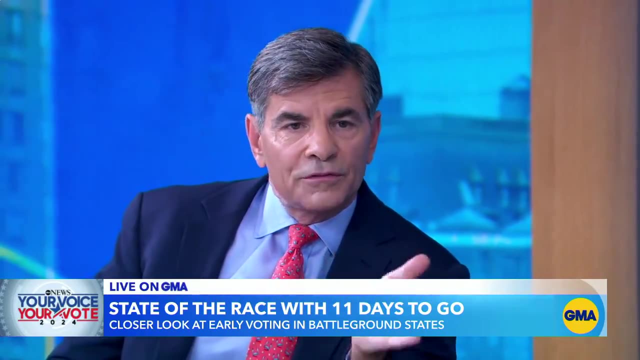 ABC hack Stephanopoulos SEETHES on-air as he's shown new early polling data