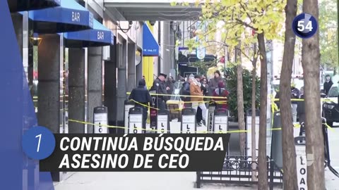 En un minuto: Sigue la frenética búsqueda del asesino del CEO de UnitedHealthcare