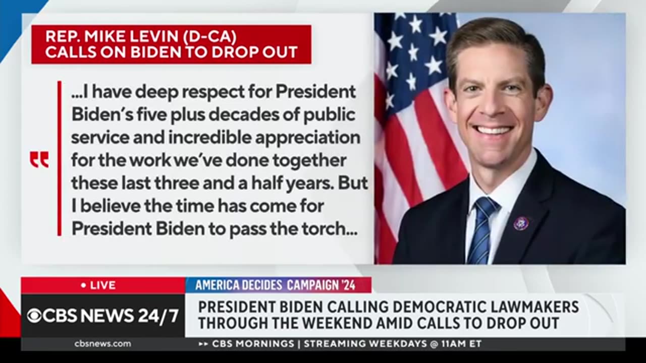 Biden doing more damage control as calls for him to drop out continue