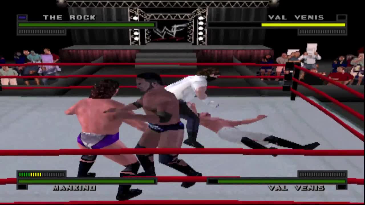 WWF Attitude PS1: Tornado match #28