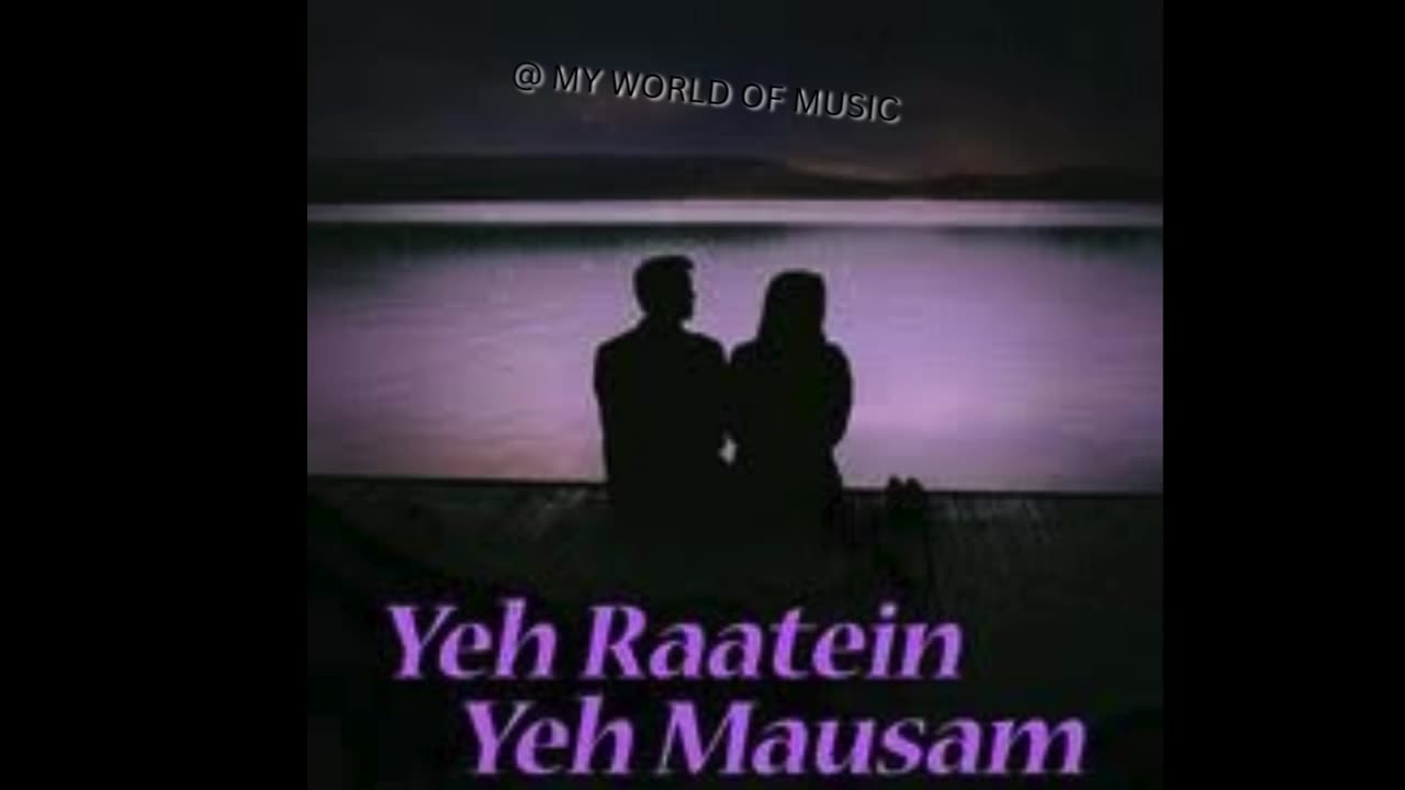 YE RATEEN YE MAUSAM | SANAM | SONG | ABDULWASAY101