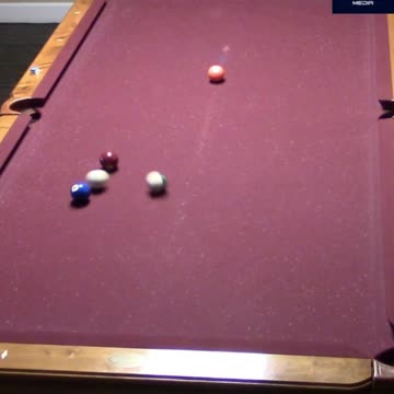 7 BALL IN THE SIDE POCKET WITH SOME HELP!