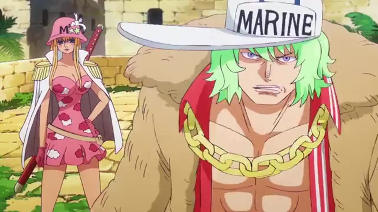 Garp VS Akoji (One Piece)