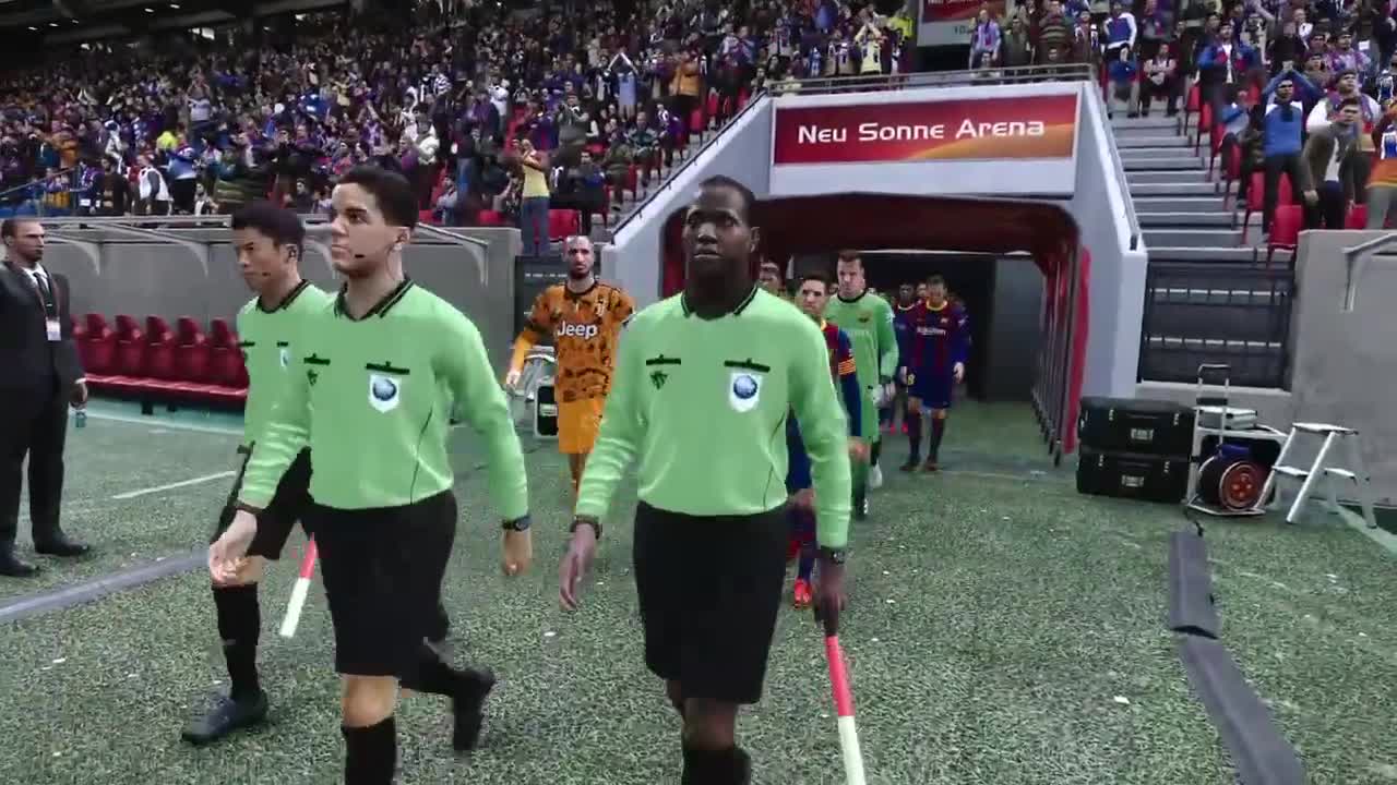 PES 2021 Barcelona vs juventus