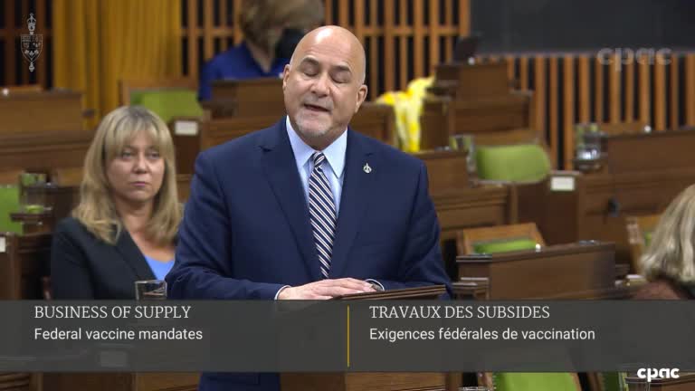 Debate on Motion to End Vaccine Mandates Mar24-22 -Part 17of21 🔵 Tony Baldinelli (C)