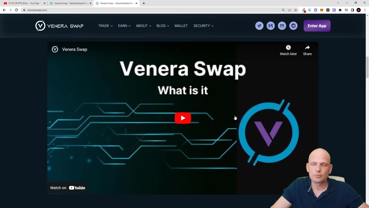 NEW CRYPTO PROJECTS 2022- VENERA SWAP CRYPTOCURRENCY EXCHANGE!