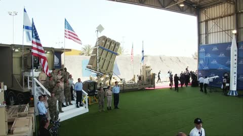 President Biden receives a briefing on the Iron Dome and Iron Beam Air Defense Systems