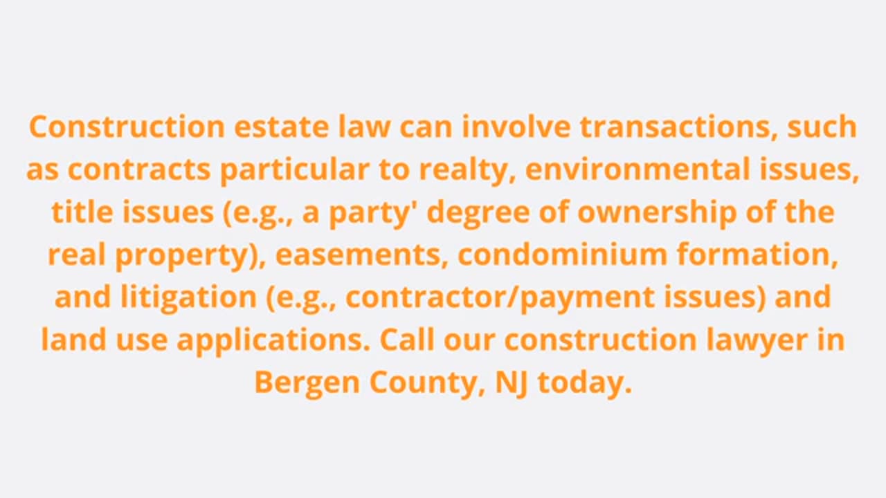 Bezer Law Office - Expert Construction Lawyer in Bergen County