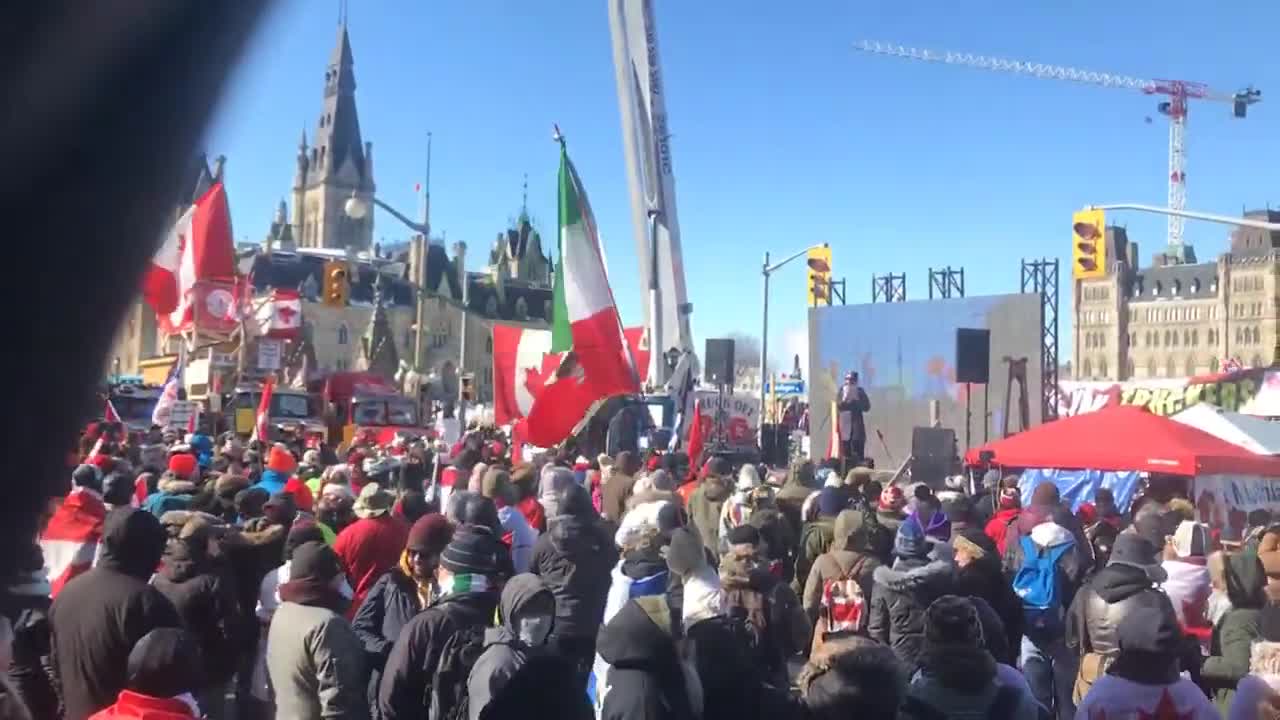 Freedom Convoy 2022 | Live From the Protest Sunday Morning Ottawa (Feb 13,2022)