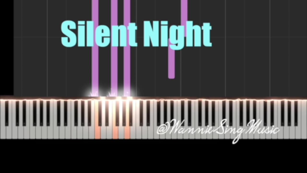 Silent Night piano