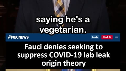 Fauci Denies Seeking to Suppress Lab Leak Origin Theory