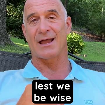 Never be wise in your eyes.