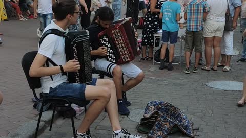 #Slavyansky bazar #2021#Vitebsk #Belarus#holiday #day#streets #music #accordion #people