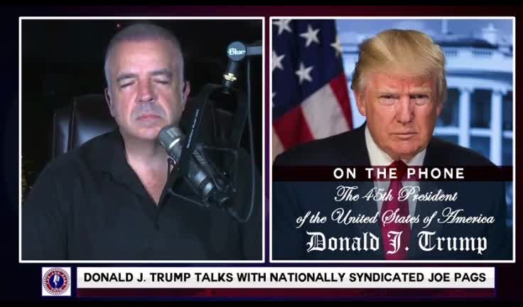 President Donald J Trump on Joe Pags