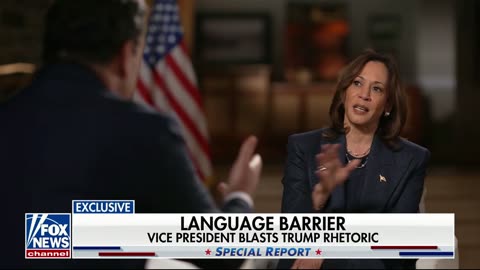 Kamala crumbles for two minutes straight