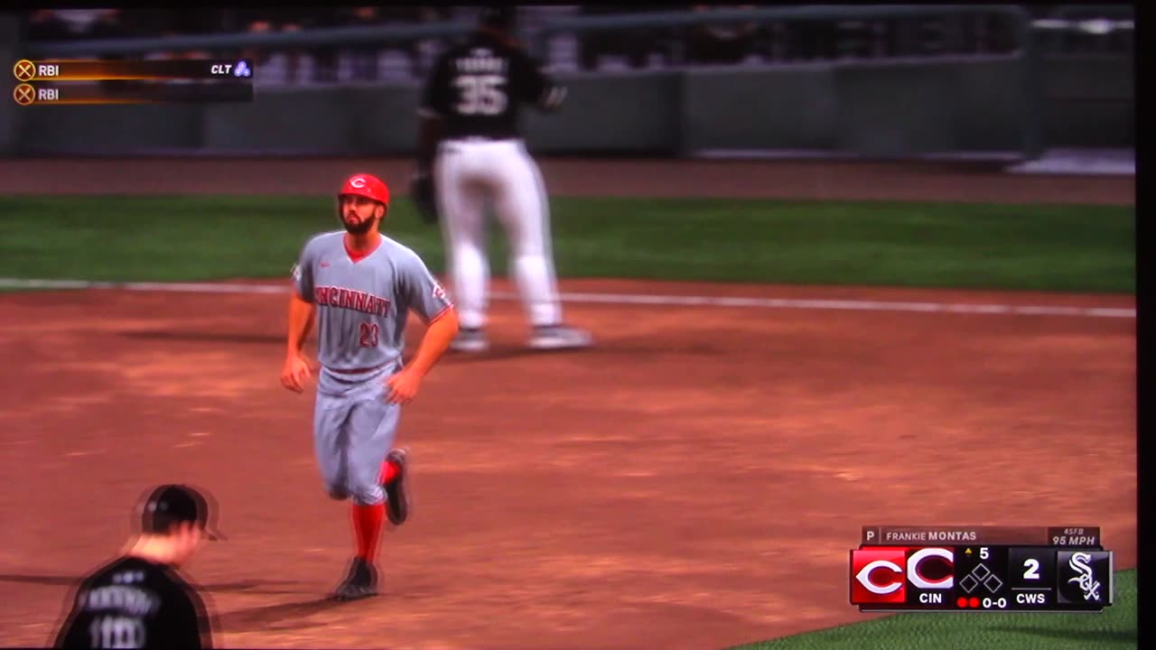 MLB The Show: Cincinnati Reds vs Chicago White Sox (S3 G118 Hulse 4 HRs)