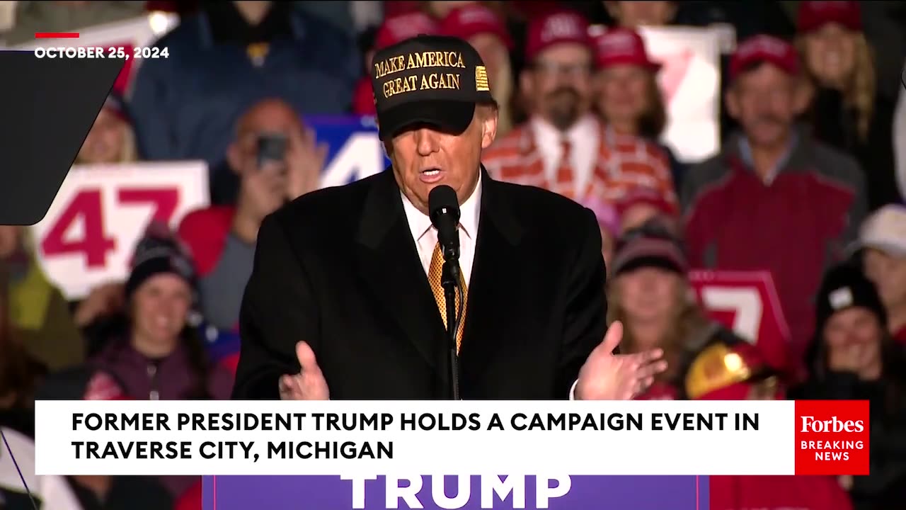 Trump Vows To MI Voters That He Will Sue CBS- Im Not Suing Them For Me, Im Suing Them For You